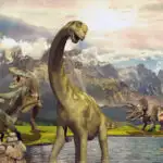 image of dinosaur in dinosaur shows for kids.